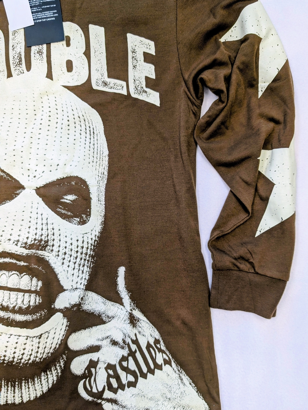 Crooks & Castles Trouble Mask Graphic Tee Streetwear Shirt NWT Men's L - Picture 4 of 6